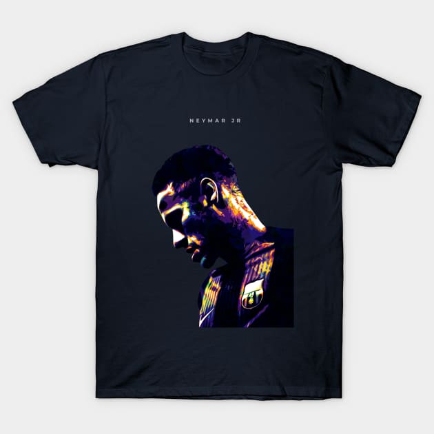 Neymar Jr Barcelona T-Shirt by Creativedy Stuff